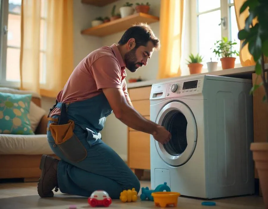 تعمیرات لباسشویی آبسال در معلم